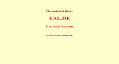 Desktop Screenshot of eal.de