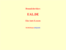 Tablet Screenshot of eal.de